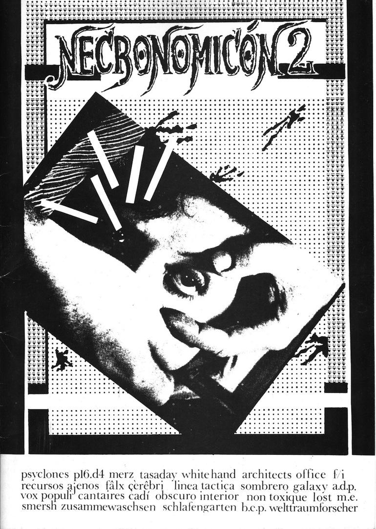 Portada del segundo número del fanzine Necronomicón, 1985