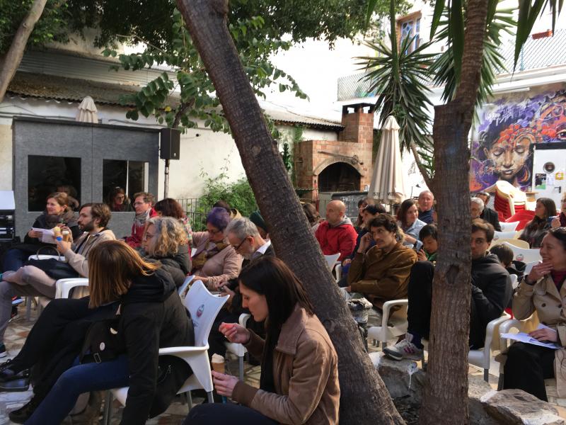 Seminar Picasso in the monster institution at La Casa invisible, Malaga. 2017. Photo: Sara Buraya Seminar Picasso in the monster institution at La Casa invisible, Malaga. 2017. Photo: Sara Buraya