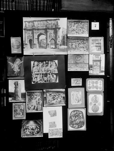 Aby Warburg. Detail of Atlas Mnemosyne panel, 1925-1929 Aby Warburg. Detail of Atlas Mnemosyne panel, 1925-1929