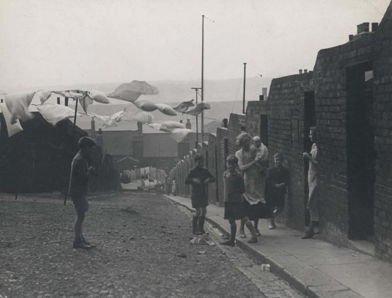 Edith Tudor-Hart. Miner's housing in South Wales, ca. 1934. Courtesy Johannes Faber Gallery, Wien