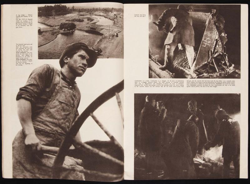 Cover of URSS in Construction, nº1, 1932. Photo by Max Alpert (from the series Viktor Kalmykov at Magnitogorsk) Cover of URSS in Construction, nº1, 1932. Photo by Max Alpert (from the series Viktor Kalmykov at Magnitogorsk)