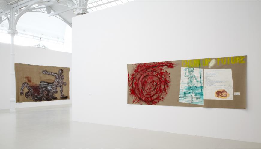 Exhibition view.  Leon Golub, 2011