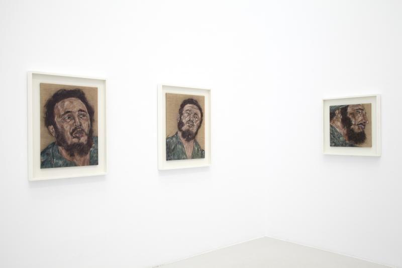 Vista de sala de la exposición. Leon Golub, 2011 Vista de sala de la exposición. Leon Golub, 2011