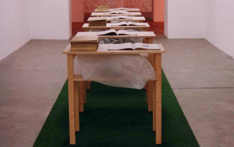 Concha Jerez/José Iges. Habitación de lectura 1492-1992 Galerie Schüppenhauer (Cologne), 1999