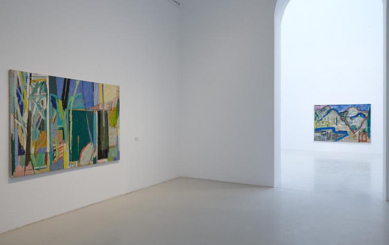 Vista de sala de la exposición. Idea: Pintura Fuerza, 2013 Vista de sala de la exposición. Idea: Pintura Fuerza, 2013