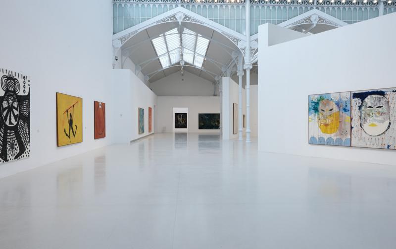 Vista de sala de la exposición. Idea: Pintura Fuerza, 2013 Vista de sala de la exposición. Idea: Pintura Fuerza, 2013