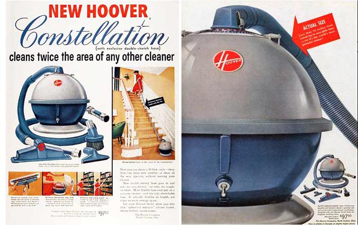 Publicidad de la Hoover Constellation 867A 
