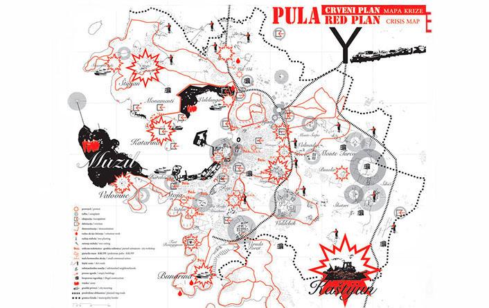 Pulska Grupa. Mapa de Pula, 2011