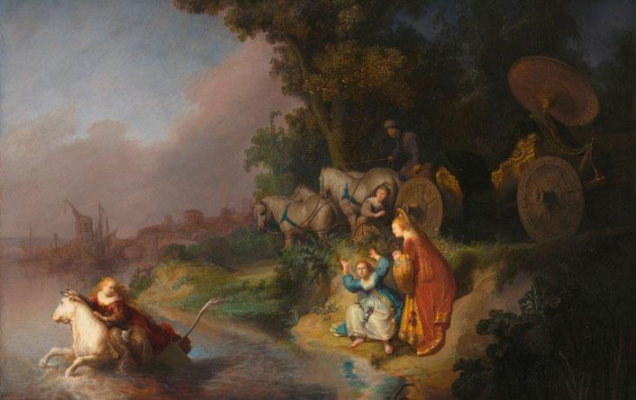 Rembrandt. The abdution of Europe, 1632. Cortesy of Getty's Open Content Program, The Paul Getty Museum Rembrandt. The abdution of Europe, 1632. Cortesy of Getty's Open Content Program, The Paul Getty Museum