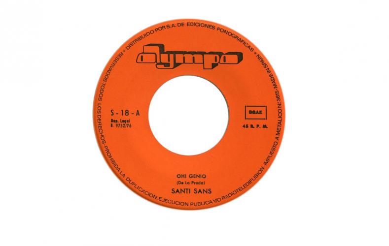 Oh! Genio. Santi Sans, Olymplo, 1976 Oh! Genio. Santi Sans, Olymplo, 1976