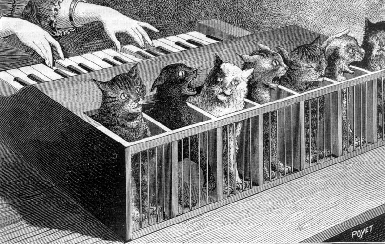 Engraving of La Nature, 1883 Engraving of La Nature, 1883