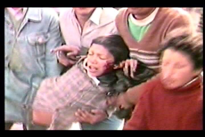 Teleanálisis Población la Victoria. Protesta y ocupación militar. Vídeo, color, sonido, 15’, 1984 Teleanálisis Población la Victoria. Protesta y ocupación militar. Vídeo, color, sonido, 15’, 1984