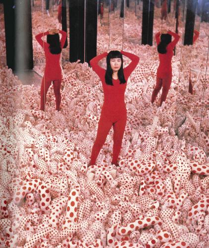 Yayoi Kusama. Floor Show. Installation. Castellane Gallery, New York