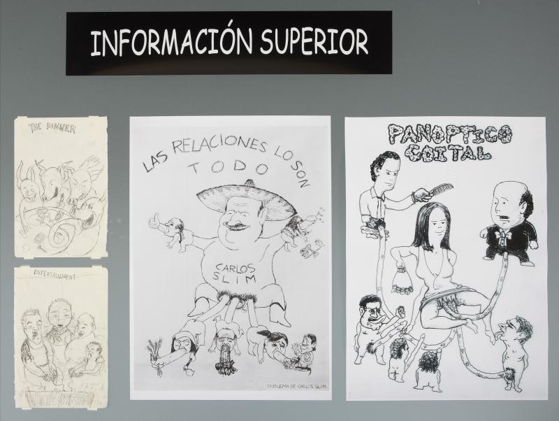 Vista de sala de la exposición. Efrén Álvarez. Económicos, 2011 Vista de sala de la exposición. Efrén Álvarez. Económicos, 2011