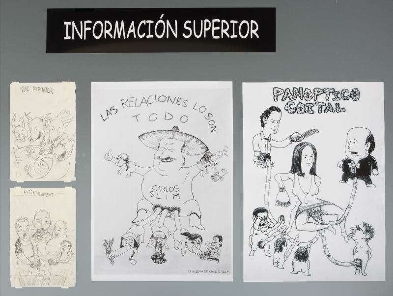 Vista de sala de la exposición. Efrén Álvarez. Económicos, 2011