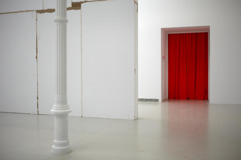 Vista de sala de la exposición. Heimo Zobernig, 2012 Vista de sala de la exposición. Heimo Zobernig, 2012