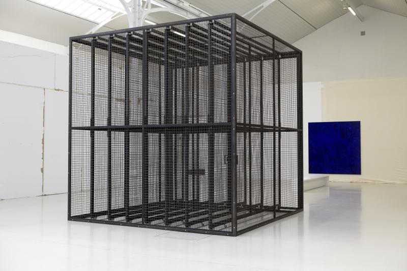 Vista de sala de la exposición. Heimo Zobernig, 2012 Vista de sala de la exposición. Heimo Zobernig, 2012