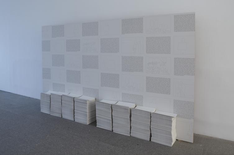 Exhibition view. Sharon Hayes, Habla, 2012 Exhibition view. Sharon Hayes, Habla, 2012