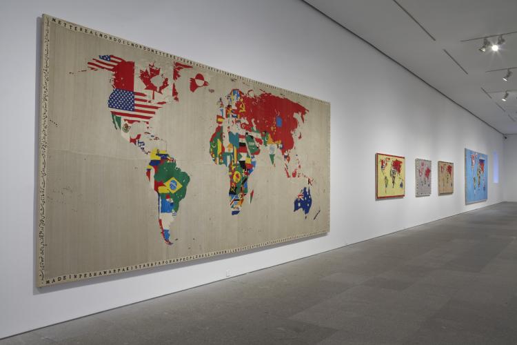 Exhibition view. alighiero boetti. game plan, 2011