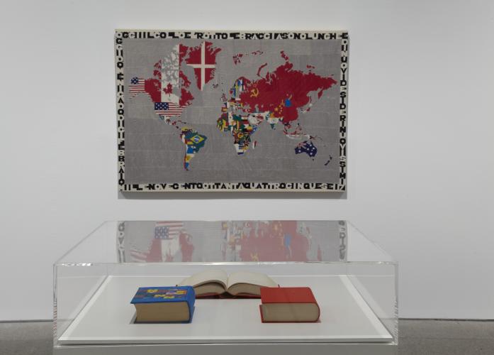 Exhibition view. alighiero boetti. game plan, 2011 Exhibition view. alighiero boetti. game plan, 2011