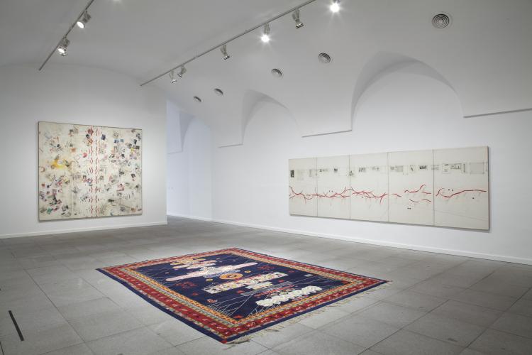 Exhibition view. alighiero boetti. game plan, 2011