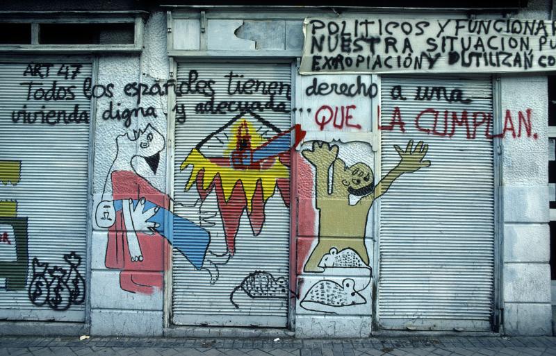 Fachada de tienda, Madrid 1982 © Heinz Hebeisen/ Iberimage