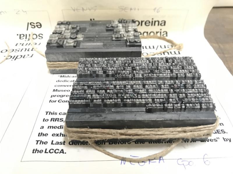 Ricardo Duque. Printing Midcasting cards. 2018 Ricardo Duque. Printing Midcasting cards. 2018