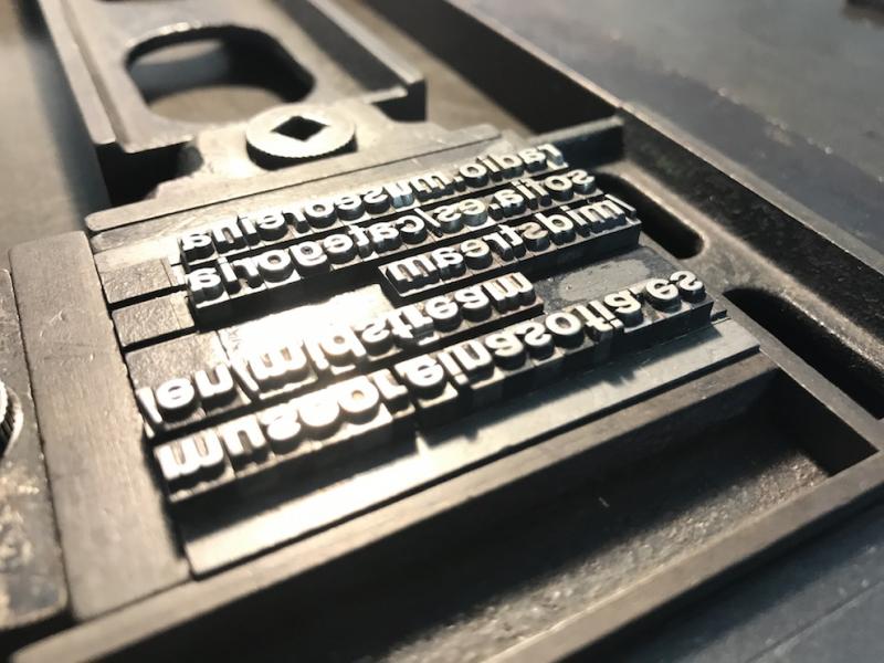 Ricardo Duque. Printing Midcasting cards. 2018 Ricardo Duque. Printing Midcasting cards. 2018