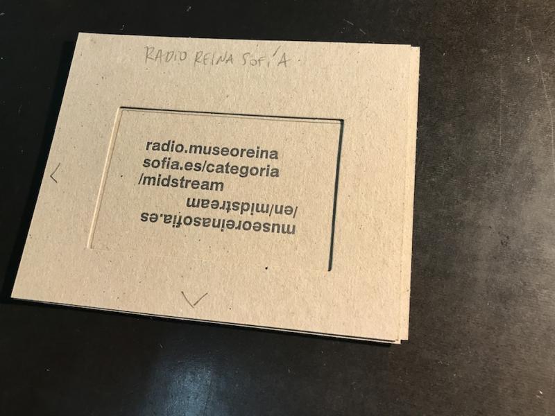 Ricardo Duque. Printing Midcasting cards. 2018