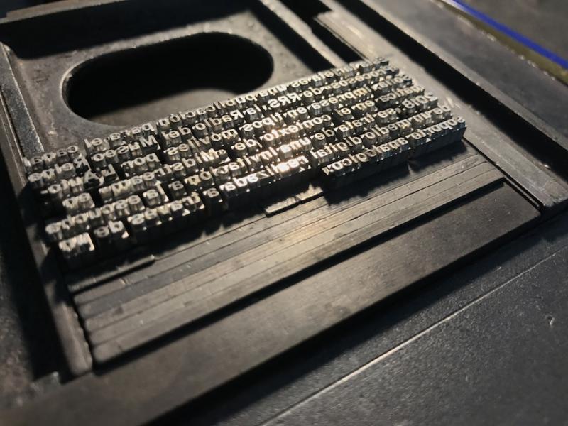 Ricardo Duque. Printing Midcasting cards. 2018 Ricardo Duque. Printing Midcasting cards. 2018
