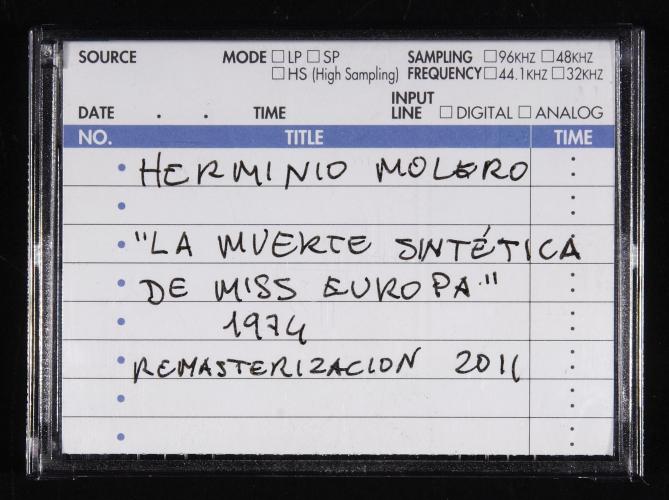 Herminio Molero, La muerte sintética de Miss Europa , 1974 Herminio Molero, La muerte sintética de Miss Europa , 1974