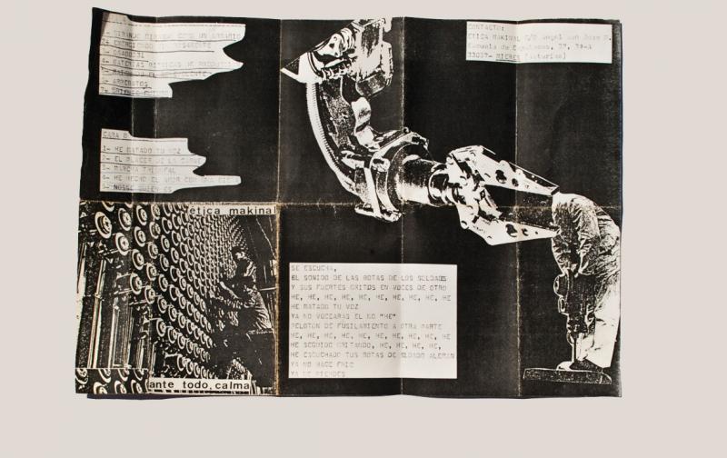 Carátula de Ante todo, calma de. Etika Makinal, 1986 Carátula de Ante todo, calma de. Etika Makinal, 1986