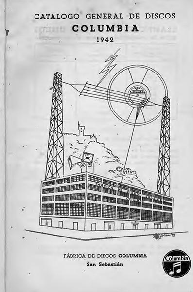 Catálogo general de discos Columbia, archivo Eresbil, 1941