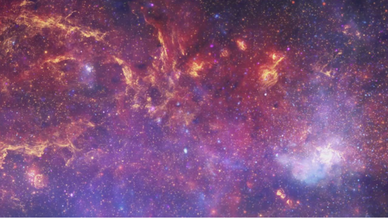 NASA, Imagen astronómica de la Vía Láctea que ha sido sonidificada, 2020 NASA, Imagen astronómica de la Vía Láctea que ha sido sonidificada, 2020