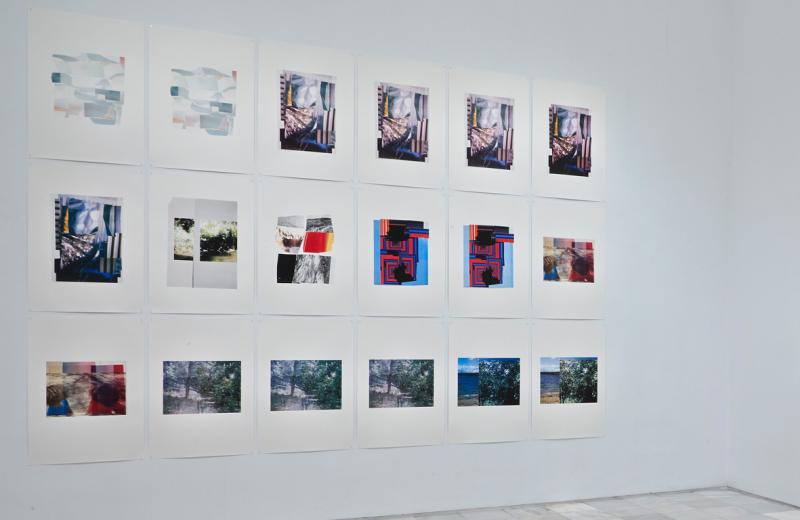 Vista de la sala de la exposición. Azucena Vieites. Tableau vivant, 2013 Vista de la sala de la exposición. Azucena Vieites. Tableau vivant, 2013