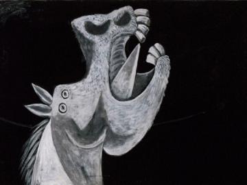 Horse Head. Sketch for «Guernica». Pablo Picasso 