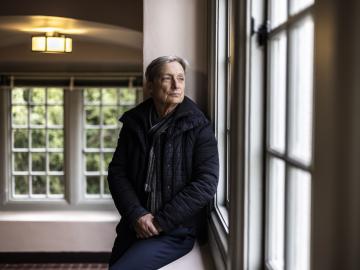 Judith Butler at Stephens Hall, University of Berkeley, 2024. Photograph: Carlos Rosillo. Courtesy of El País